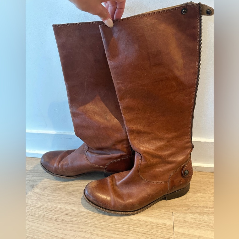 Women’s Frye Cognac Leather Boots